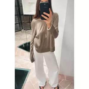 ZARA 자라 더블 니트 스웨터 - 밍크 735604