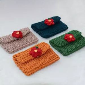 제주 상징 카드지갑 20대 수제 교통카드 니트 지갑