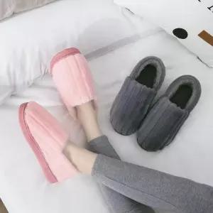 키밍 털 컬러 실내화 보온 따뜻한 겨울 슬리퍼 커플침실화 화장실 미끄럼방지 인테리어소품 리본 쿠션 부드