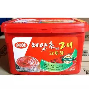 2배고추장 (태양초 삼화 3K)장류 양념류 대용량 업소용 식당용 용장 고추장