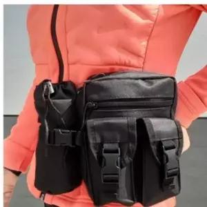 밀리터리 스타일 웨이스트백 허리 힙색 등산용 보조 슬링백
