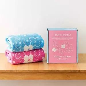 Brunch Brother 패턴 수건 2P 세트 사무용품