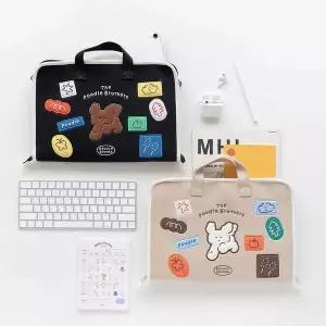 [셀러에이드]Brunch Brother 푸들 오픈 노트북 파우치 13형 사무용품