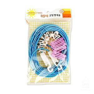 [2개구성] 빨래줄 10M 생활용품 베란다용 빨래건조 빨랫줄 천장 빨래걸이 FHW6549CB