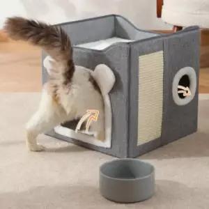 [반려] 고양이집 2층 고양이 반려묘 하우스 숨숨집 텐트