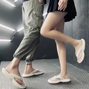 남녀공용 JML100A9 방수 웨지 통굽 쪼리 여름 슬리퍼 조리 샌들