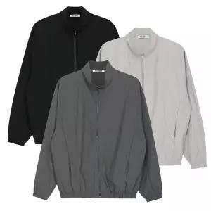 [모로엠] 남성 오버핏 무지 밴딩 바람막이 점퍼 5C-JUA-Q076