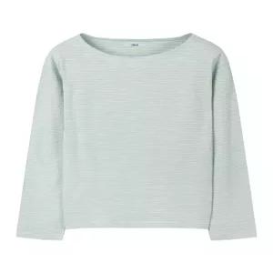 [위시드]보트넥 스트라이프 긴팔 티셔츠 (WIDATS001)