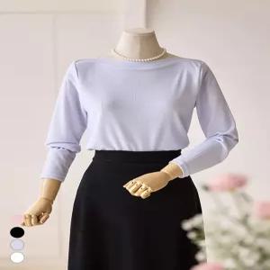 [커스텀에이블]보트넥 긴팔 티셔츠_T2602TS030A