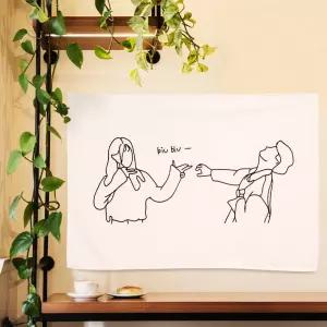 대형 패브릭 포스터 사랑의총알 S