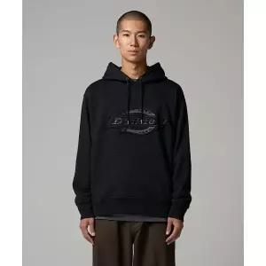 브랜드정품 DICKIES 워시드 EMB 그래픽 후드티 Black 100766