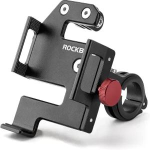 락브로스 자전거 휴대폰 거치대 알루미늄 핸들바 마운트 휴대폰용 장착형 홀더 4.7-7.1인치 범용