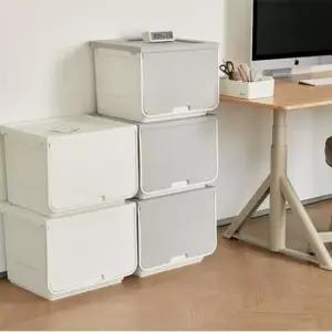 [생활] 쿨그레이 멀티박스 시스맥스 루맥스큐브 심플 디자인 소품함 슬라이딩 도어