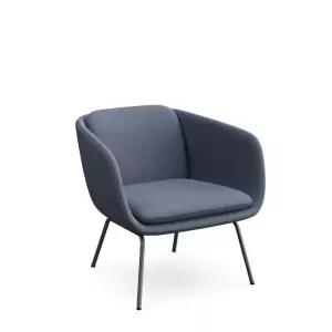 [무케/공식수입] 케베 KEBE_그로 메탈 라운지 체어 Elastron Fabric (26colors)