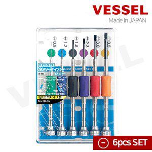 [베셀] 안경 시계 일자 정밀 미니 드라이버 세트 TD-55