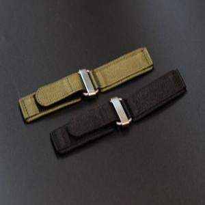 패브릭 밸크로 캔버스 스트랩 22mm 24mm 블랙, 카키, 네이비, 베이지 시계줄. 원시계