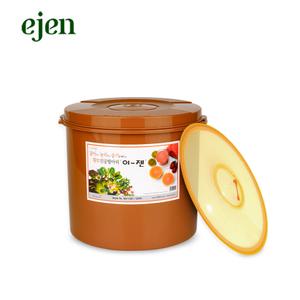 황토 진공항아리 원형 12리터 밀폐용기/김치/고추장/된장/매실