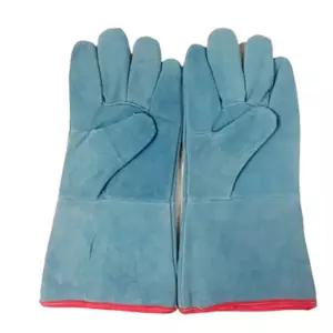 용접가죽장갑 왼쪽만 알곤보호구 내열 방열 천연소가죽 (대)