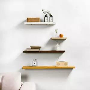 헤일리 벽걸이 벽 무지주 원목 선반 1000x150(5color)