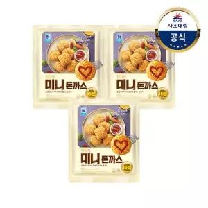 [대림냉동] 한입쏙 미니돈까스 420g 3개