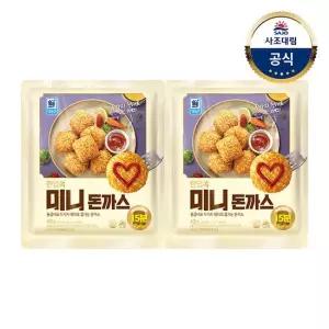 [대림냉동] 한입쏙 미니돈까스 420g 2개