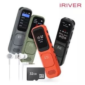 블루투스 MP3플레이어 아이리버 T80 마이크로SD 32GB 이어폰 이어폰 스피커 음성녹음 구간반복 재생속도조