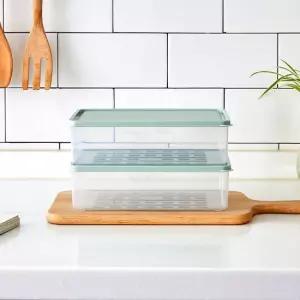 [모던하우스] WOW 냉장냉동용기 2P세트 2300ml 그린