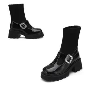 [롯데백화점]미소페 여성 앵클부츠 012346028 6cm 1color