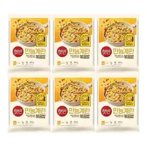 [CJ제일제당][T] 햇반 쿡반 만능계란볶음밥 400g X 6개