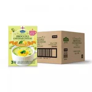 폰타나 브로콜리 체다치즈 컵수프 60g (20gx3ct) x 12 대용량 컵스프 코스트코 간편식사 즉석조리