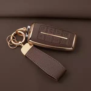 제네시스 G80 호환 차 키 케이스 키홀더 가죽 스마트키 커버 G-02
