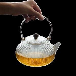 주전자 나무 손잡이 조리기구 액세서리 주전자냄비 블랙 가스 틈새 스토브 주둥이 뚜껑이