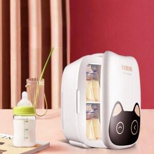 기숙사 소형 원룸 북유럽 심플 냉동고 화장대 싱글 220V 12V 미니