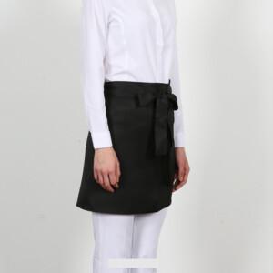 블랙 허리형 숏 미니 앞치마 식당 업소용 홀서빙 단체 하프 반 짧은 앞치마