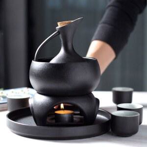 사케잔 일본식 고량 술잔 도쿠리 고양이 나무잔 찻잔 예쁜 히노키