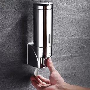 스테인리스 물비누 디스펜서 욕실용품 호텔 샴푸통 1구 (WFJ6ZPP)