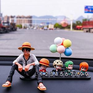 원피스주차번호판 차량 캐릭터 인테리어 휴대폰 알림판