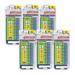 일본 잭스 덴탈프로 치간칫솔 (15p) 5호 L x 6개 약국치간칫솔 대용량치간칫솔 잭스치간칫솔 치실 구강용품