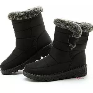 남녀 3색 신발 부츠 양털 기모 방한 털신qrs297