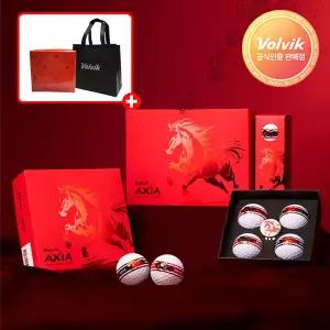 볼빅 붉은말 에디션 신년 적마 골프공 4구 선물세트 (포장+고급쇼핑백)