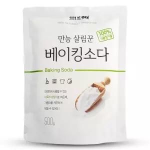 태광 만능살림꾼 베이킹소다 500g 주방세제 국내산 베이킹소다 구연산 주방 세제 기름때제거 다목적세정제