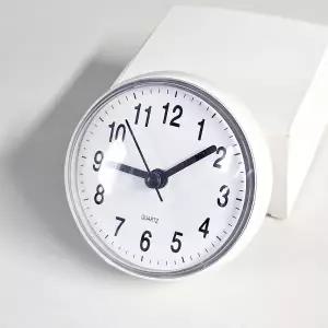 욕실용 무소음 벽시계 흡착 방수 화장실 시계