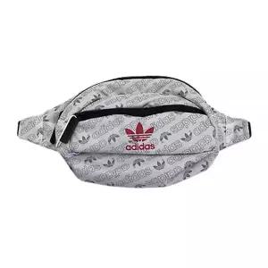 Adidas 내셔널 웨이스트 팩, 화이트/파워 핑크/블랙 #5151183, 화이트.