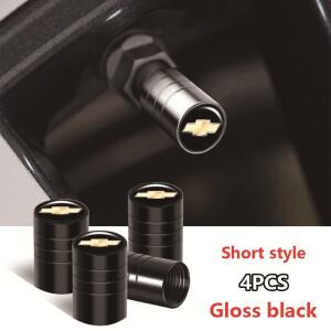 4개입 메탈 엠블럼 자동차 휠 타이어 밸브 캡 에어더스트 커버 쉐보레 아베오 크루즈 말리부 캡티바 옵트라