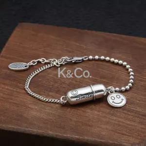 약통 팔찌 캡슐 알약 액세서리 보관함 상비약 쥬얼리