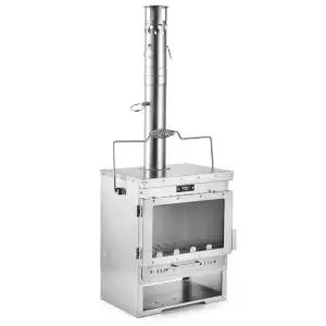 티타늄 화목난로 휴대용 우드 장작 스토브 표준구성 캠핑 미니 소형 야외
