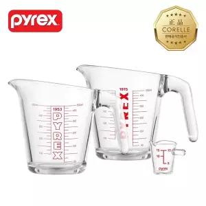 [코렐]파이렉스 110주년 3P 세트(계량컵 500ml 2P+15ml 1P)