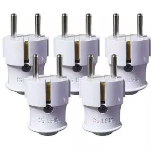 (5P) 접지 일자 전기 전원 플러그 산업용 돼지코 전선/리필용/편리/절약/대기/전력/플라그/꽂음/헤드