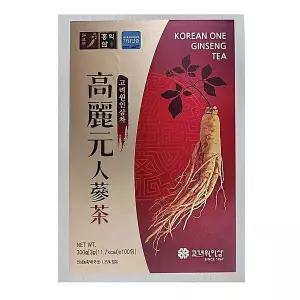 홍삼차 홍삼 HGWR 고려원 고려인삼차100포 나무상자 목함 인삼차