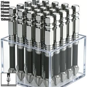 자석 드라이버 드릴 비트 K5 초강력 자성 논슬립 합금강 십자형 임팩 저항 전기